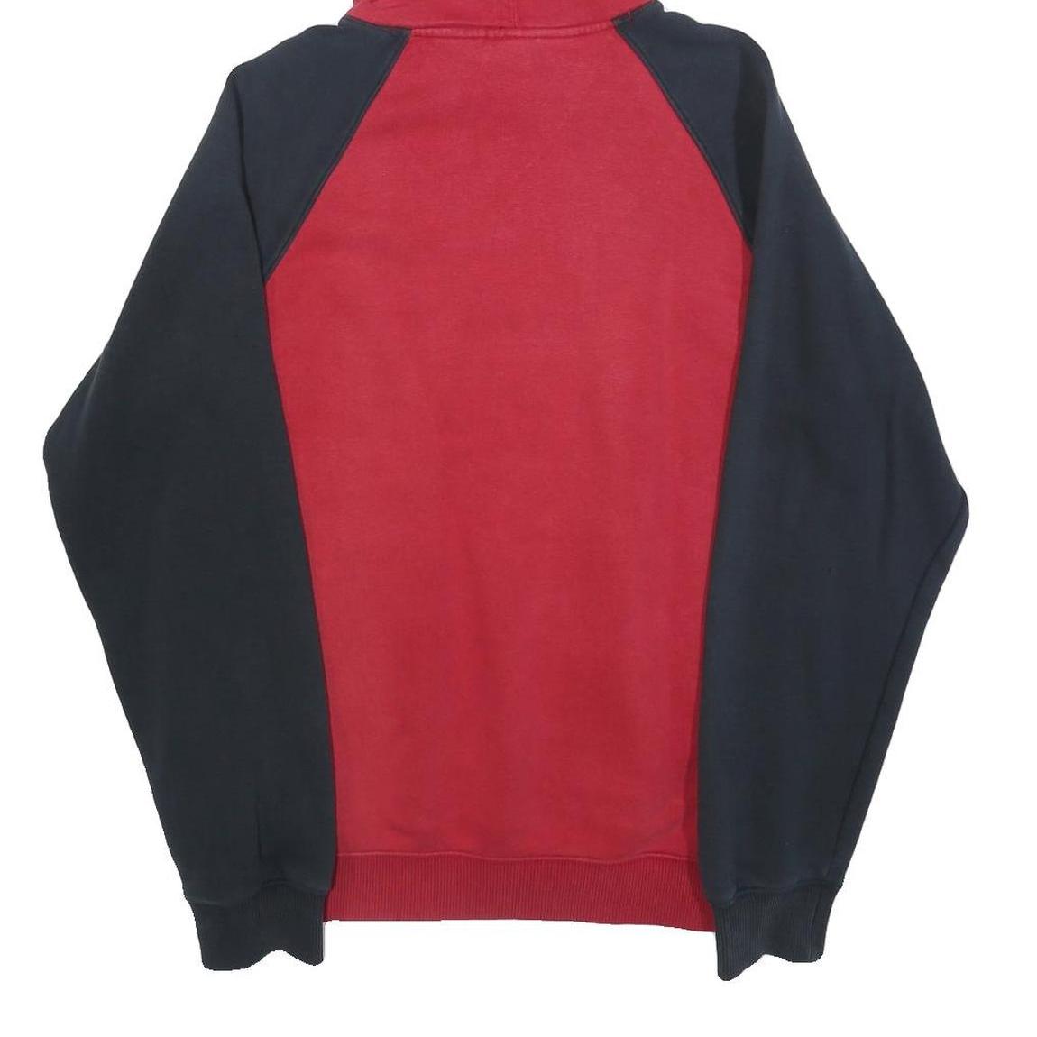 AIR JORDAN Mens Red & Black Pullover Hoodie S Jumpman Logo Drawstring