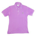 LACOSTE Mens Polo Shirt Pink XS