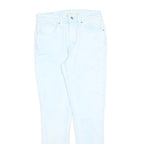 LEVI'S 721 Womens Slim Jeans Denim Light W27 L28 Slim Fit Zip Closure