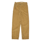 LEVI'S Womens Cotton Blend Tan Relaxed Straight Trousers W28 L30 Casual Everyday