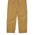 LEVI'S Womens Cotton Blend Tan Relaxed Straight Trousers W28 L30 Casual Everyday