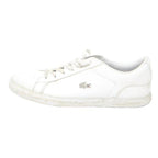 LACOSTE Womens White Low Top Trainers Synthetic UK 5 Casual Comfortable Lace Up