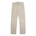 LEVI'S Mens Cotton Beige Regular Straight Trousers W31 L34 Classic Zip Fly