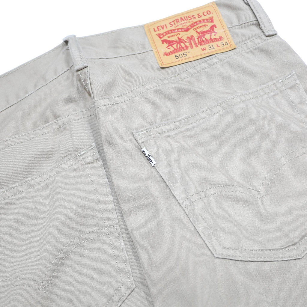 LEVI'S Mens Cotton Beige Regular Straight Trousers W31 L34 Classic Zip Fly