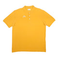 KAPPA Mens Yellow Polo Shirt XL Cotton Blend Short Sleeve Basic Casual