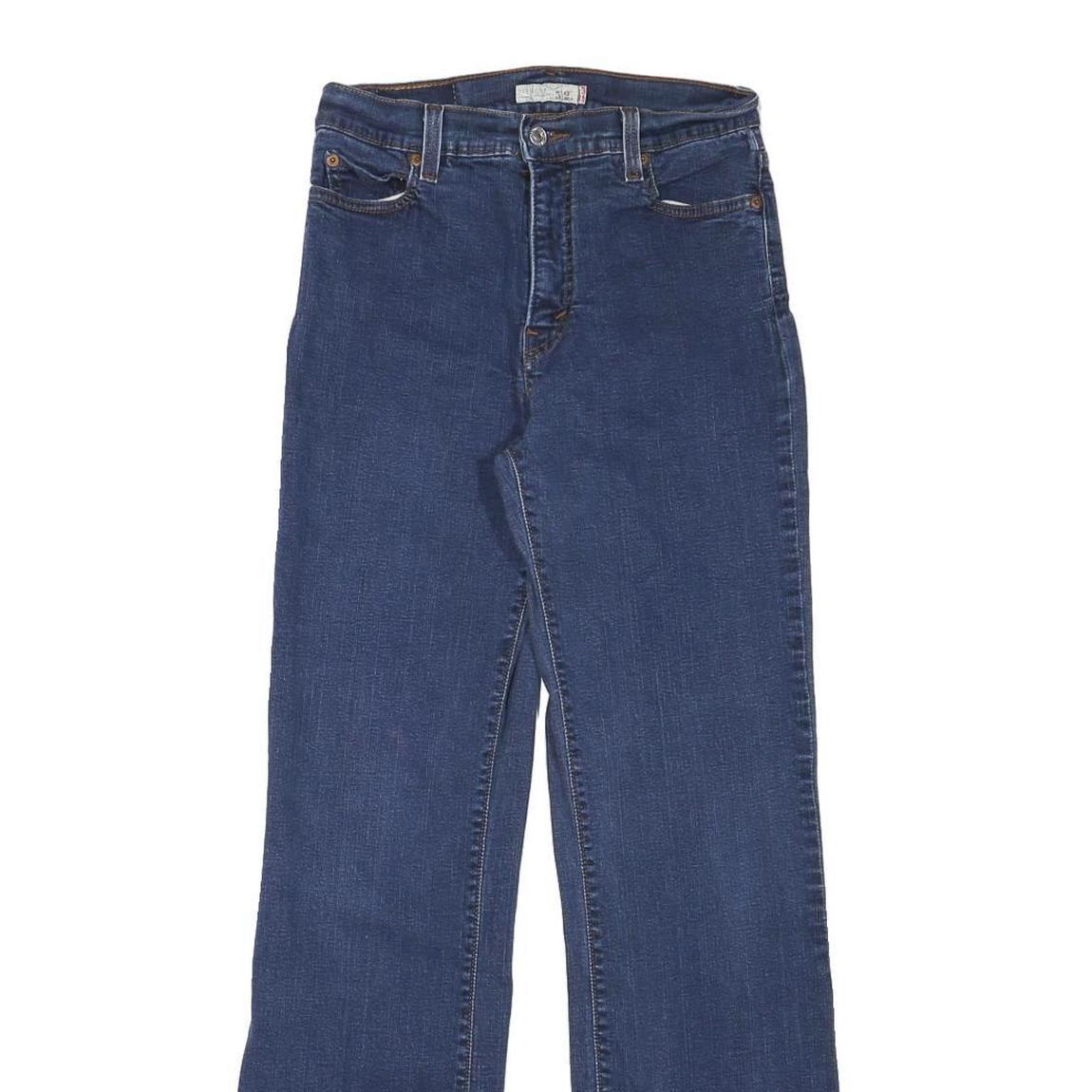 LEVI'S Womens Regular Fit Blue Denim Jeans W26 L30 Classic Zip Closure