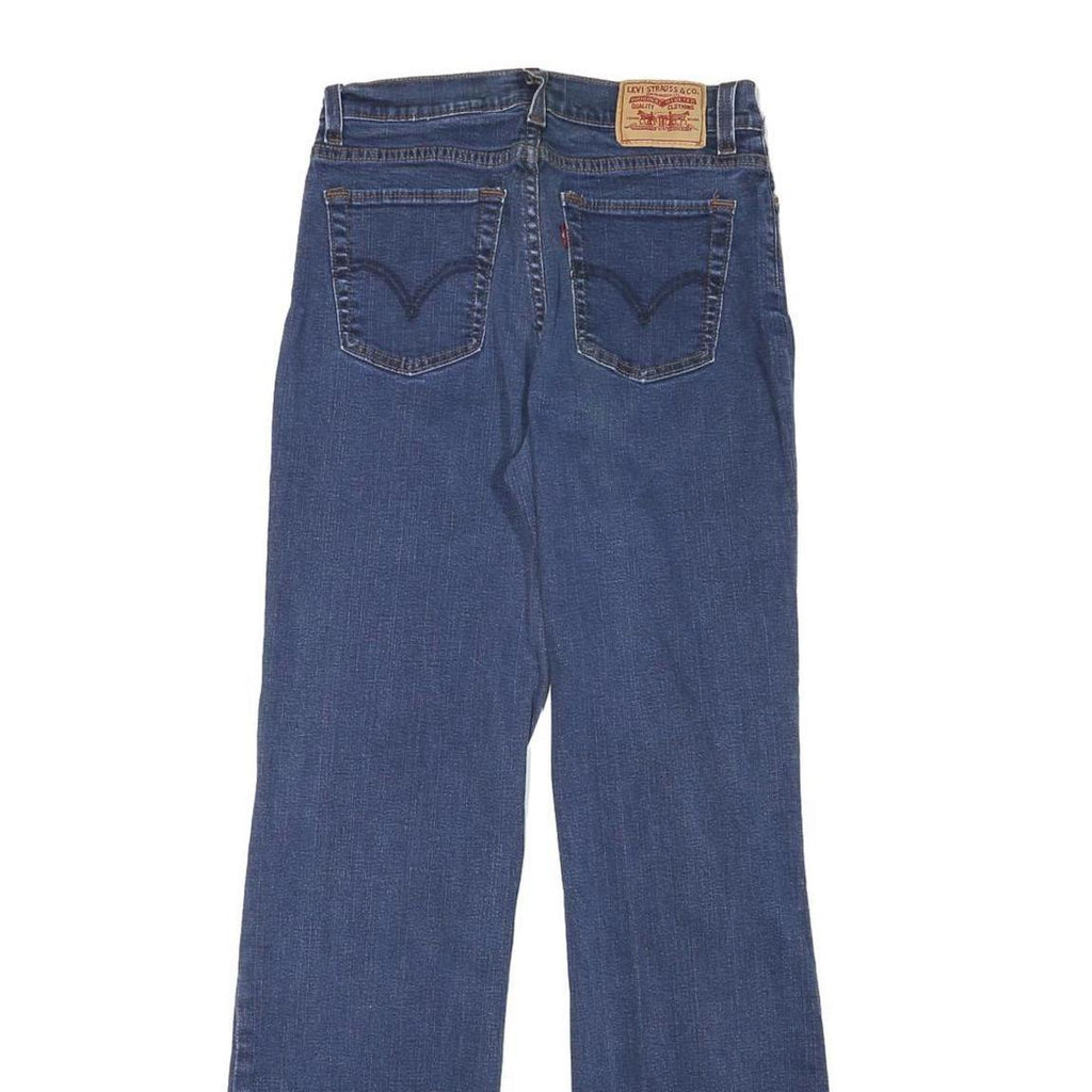 LEVI'S Womens Regular Fit Blue Denim Jeans W26 L30 Classic Zip Closure