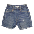 REWORK Womens Denim Blue Shorts M W27 Casual Cotton Classic Fit Distressed