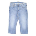 LEVI'S 514 Classic Mens Jeans Blue Regular Straight Denim Medium W38 L24