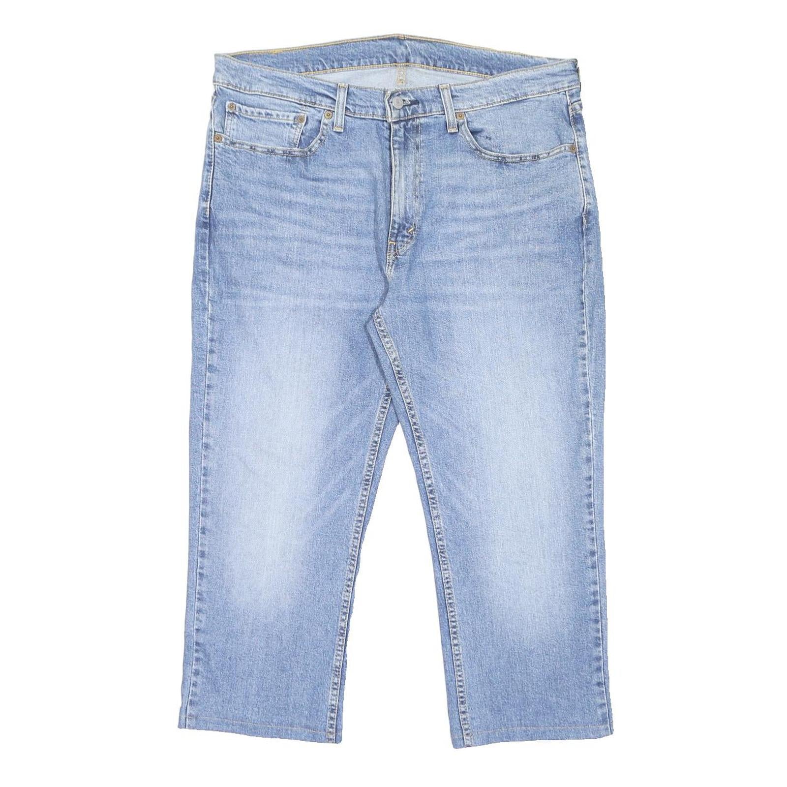 LEVI'S 514 Classic Mens Jeans Blue Regular Straight Denim Medium W38 L24