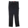DICKIES Womens Trousers Black Regular Tapered W30 L32