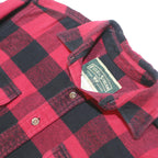 FIELD & STREAM Mens Red & Black Check Shirt M Casual Lumberjack Cotton
