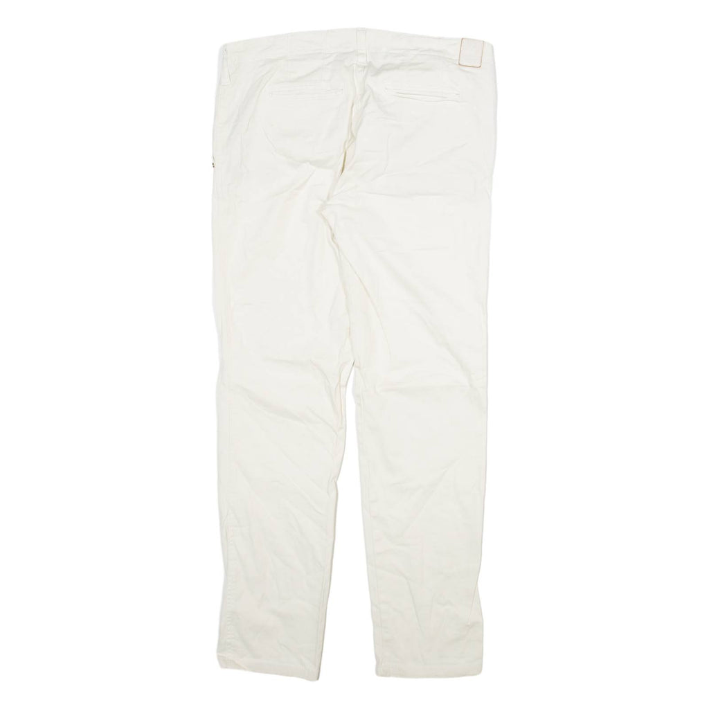 GUESS Womens Trousers White Slim Straight W28 L28