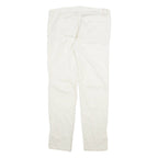 GUESS Womens Trousers White Slim Straight W28 L28