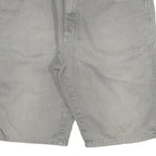 CARHARTT Mens Shorts Grey Casual L W32 Cotton Blend Durable Workwear