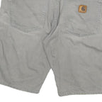 CARHARTT Mens Shorts Grey Casual L W32 Cotton Blend Durable Workwear