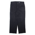 DICKIES Cargo Womens Trousers Black Regular Straight W34 L29