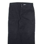 DICKIES Cargo Womens Trousers Black Regular Straight W34 L29
