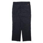 DICKIES Cargo Womens Trousers Black Regular Straight W34 L29