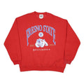 LEE Mens Red Fresno State Crew Neck XL Bulldogs Graphic Sweatshirt