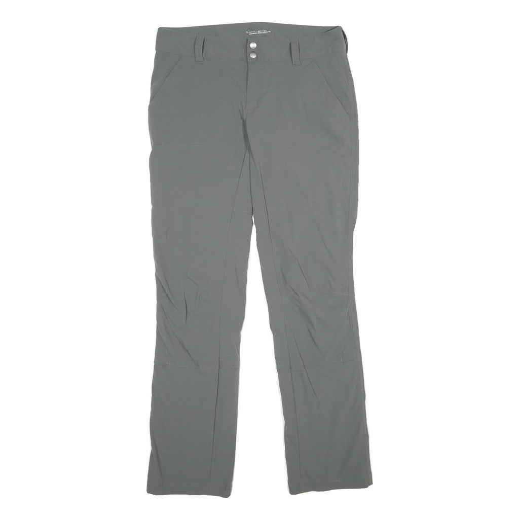COLUMBIA Womens Polyamide Blend Grey Regular Trousers W30 L32 Outdoor Comfort