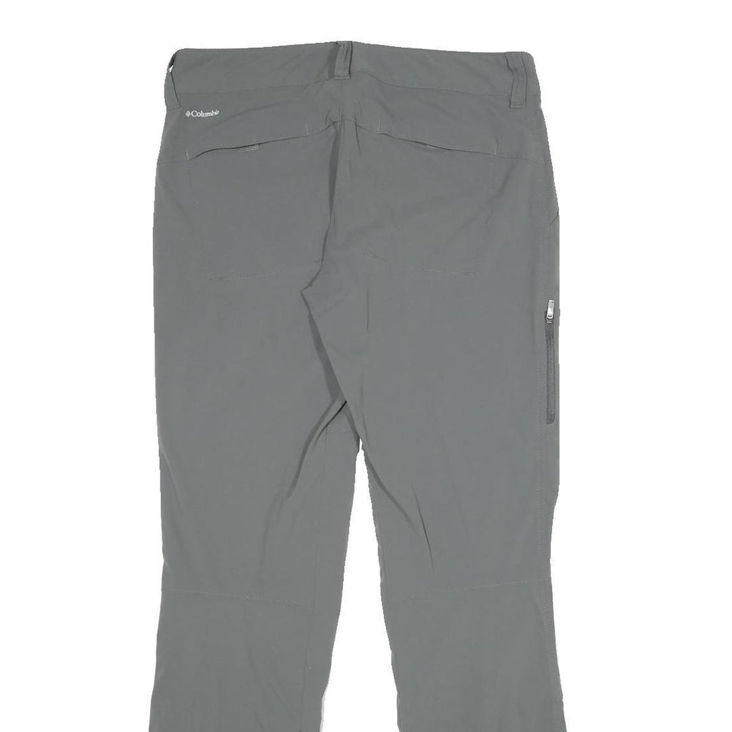 COLUMBIA Womens Polyamide Blend Grey Regular Trousers W30 L32 Outdoor Comfort