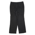 CHARTER CLUB Womens Linen Black Classic Straight Trousers W34 L32 Formal Work