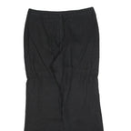 CHARTER CLUB Womens Linen Black Classic Straight Trousers W34 L32 Formal Work