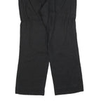 CHARTER CLUB Womens Linen Black Classic Straight Trousers W34 L32 Formal Work