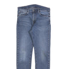 LEVI'S 510 Mens Slim Jeans Blue Denim W32 L32 Zip Cotton Blend