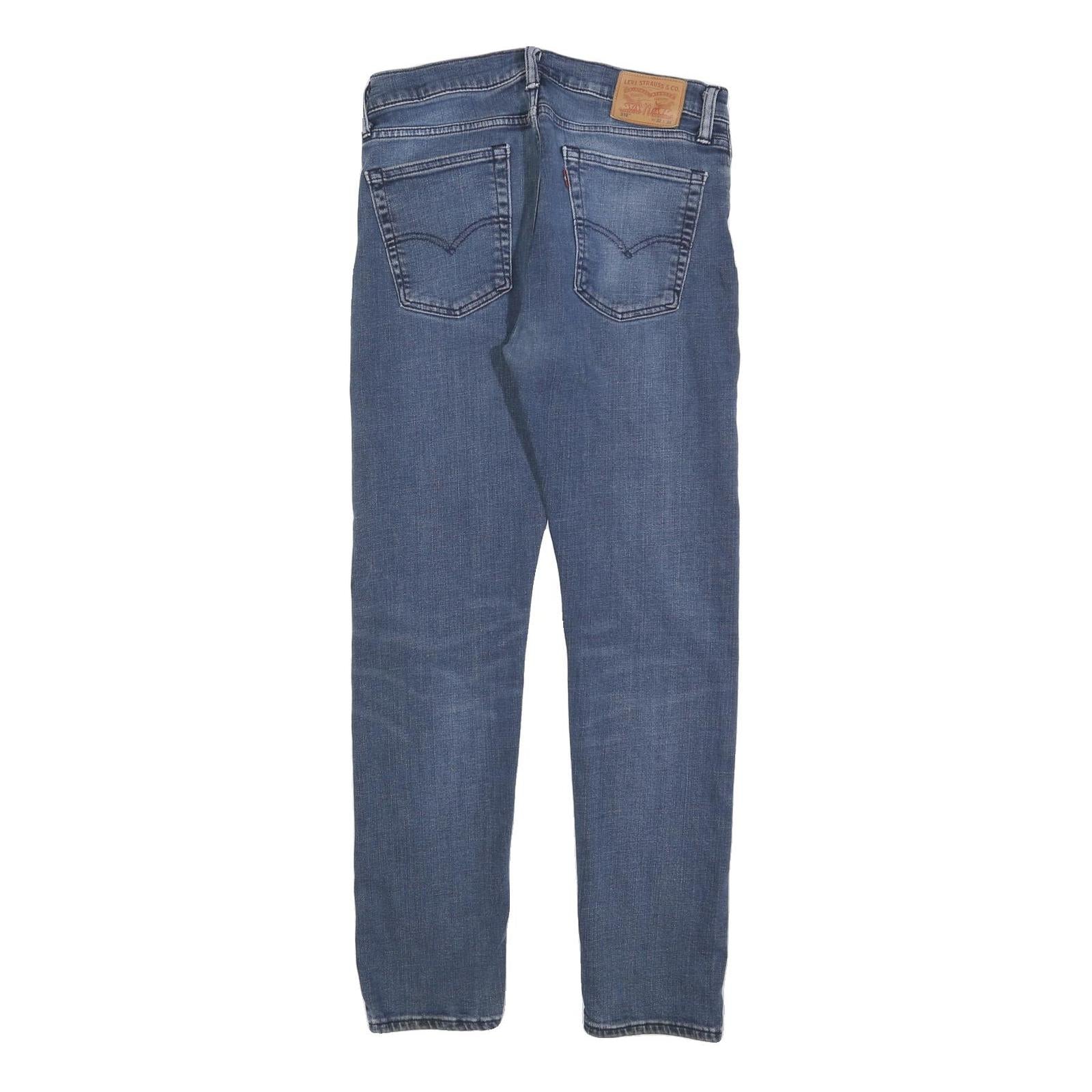 LEVI'S 510 Mens Slim Jeans Blue Denim W32 L32 Zip Cotton Blend