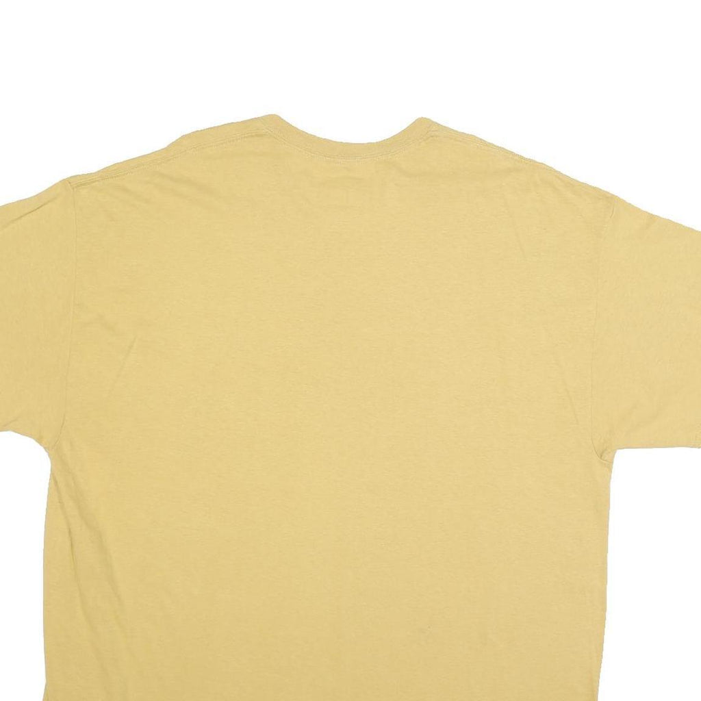 NFL Mens Beige New Orleans Saints Graphic T-Shirt 2XL Short Sleeve Crew Neck