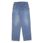 CARHARTT Mens Relaxed Blue Denim Raw Jeans W34 L34 Workwear Utility