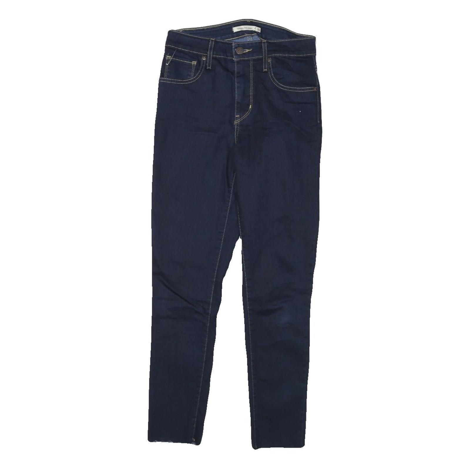 LEVI'S 721 Womens Jeans Blue Slim Skinny Denim W25 L25 Stylish High Waist