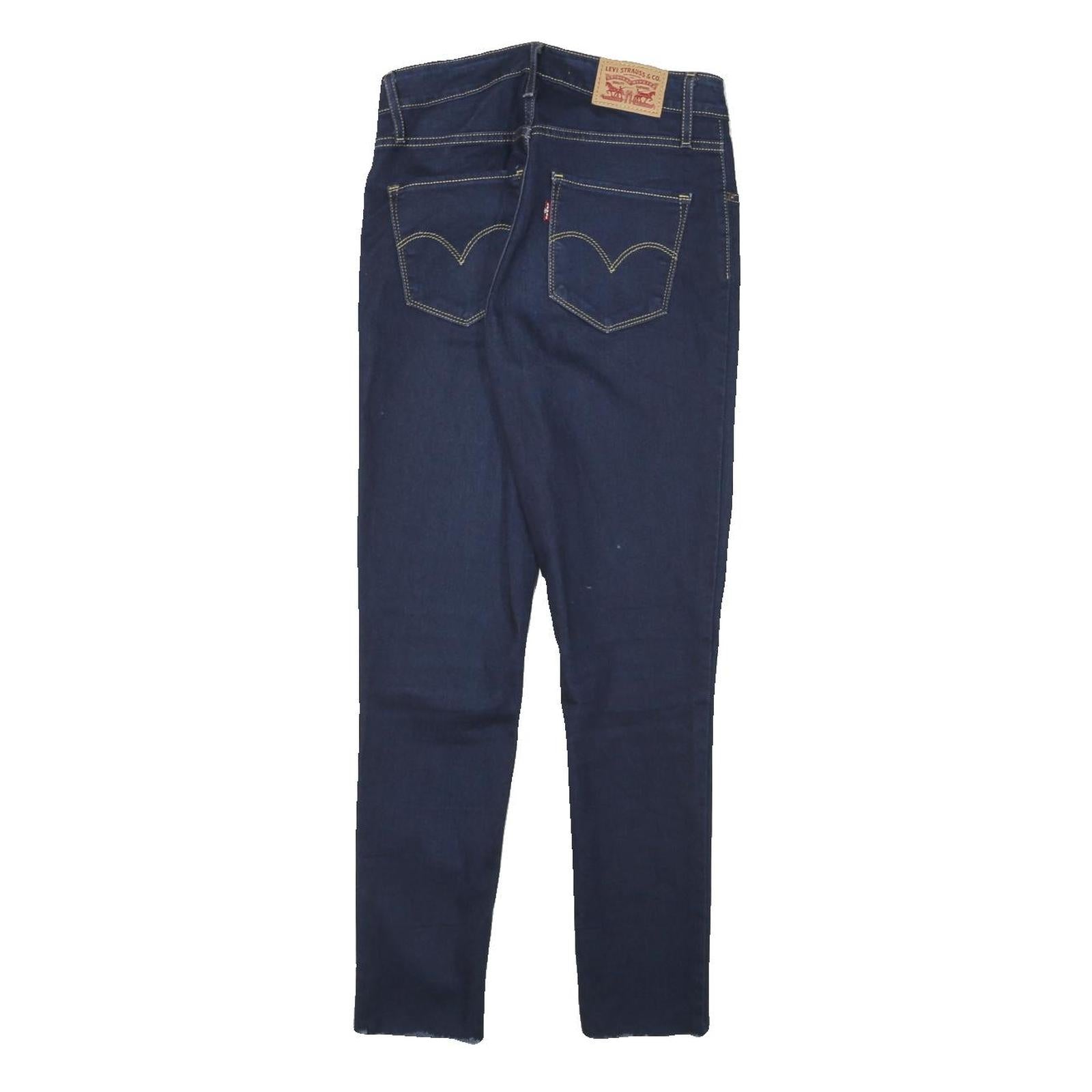 LEVI'S 721 Womens Jeans Blue Slim Skinny Denim W25 L25 Stylish High Waist