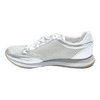 TOMMY HILFIGER Womens Silver Low Top Trainers Synthetic UK 5 Stylish Casual