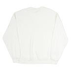 JERZEES Mens White Arkansas Crew Neck L Cotton Sweatshirt Casual Pullover
