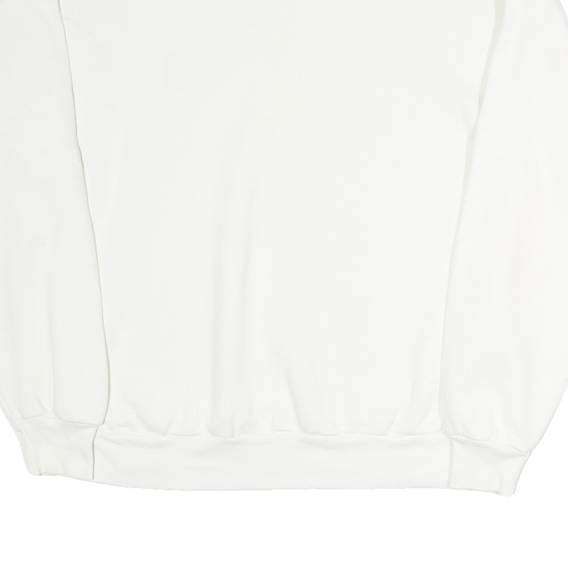 JERZEES Mens White Arkansas Crew Neck L Cotton Sweatshirt Casual Pullover