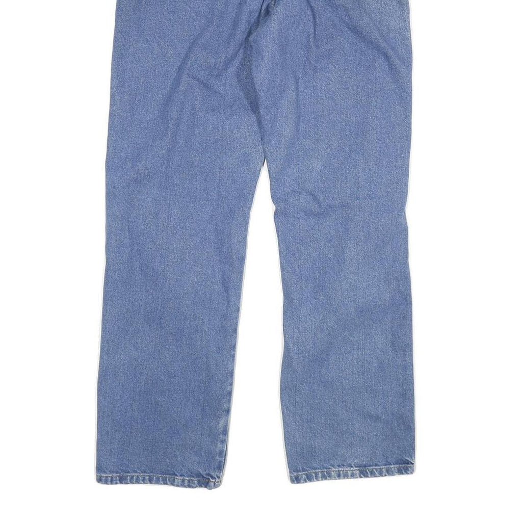 DICKIES Mens Jeans Blue Regular Straight Denim Medium W36 L34 Workwear Cotton