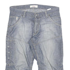 S OLIVER Womens Shorts Blue Cargo XL W35 Cotton Blend Casual