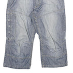 S OLIVER Womens Shorts Blue Cargo XL W35 Cotton Blend Casual