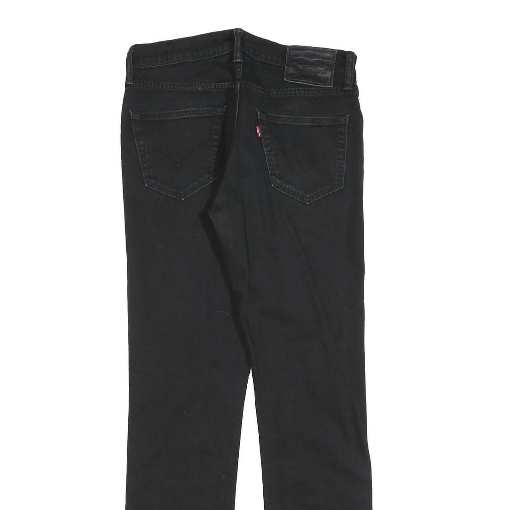 LEVI'S 511 Slim Mens Jeans Black Slim Skinny Denim W30 L32 Stylish Zip