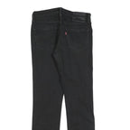 LEVI'S 511 Slim Mens Jeans Black Slim Skinny Denim W30 L32 Stylish Zip
