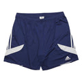 ADIDAS Mens Shorts Blue & White Casual XL W34 Athletic 3 Stripes