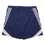 ADIDAS Mens Shorts Blue & White Casual XL W34 Athletic 3 Stripes