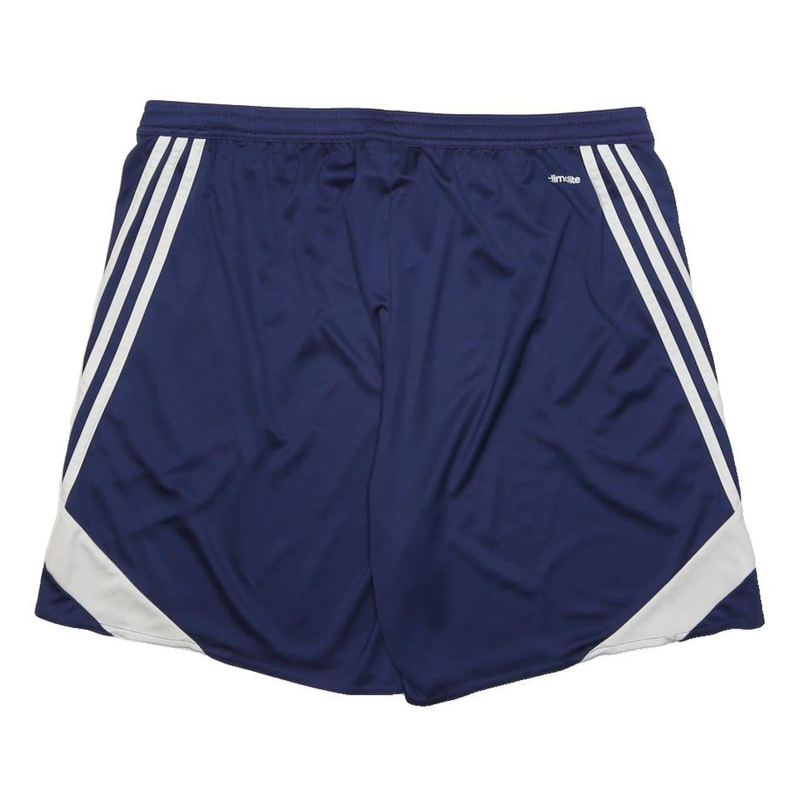 ADIDAS Mens Shorts Blue & White Casual XL W34 Athletic 3 Stripes