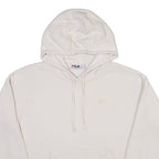 FILA Womens White Hoodie L