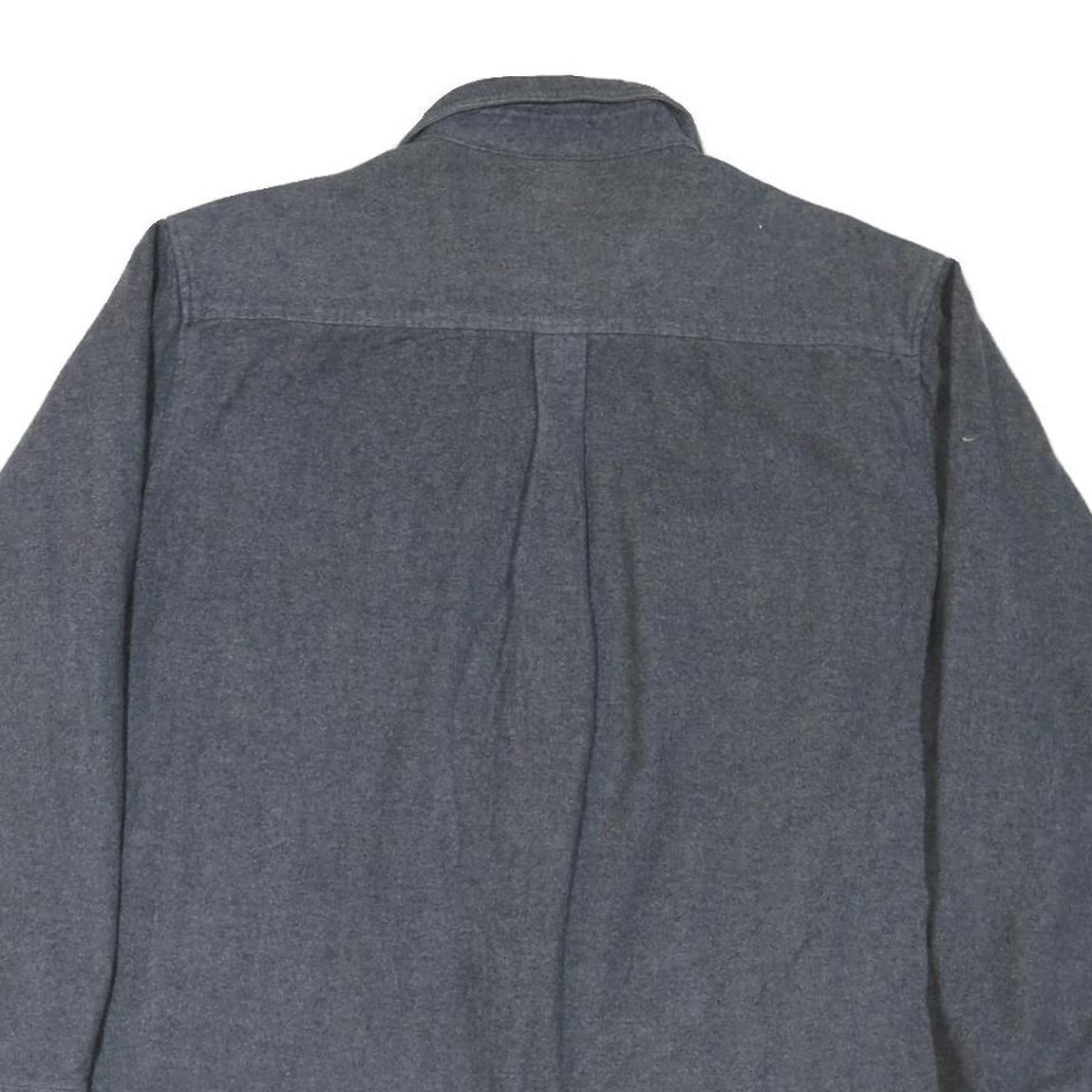 GREAT NORTHWEST Mens Blue Cotton Blend Shirt XL Button Pocket Casual Lightweight