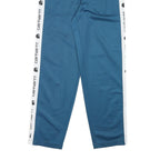 CARHARTT Womens Joggers Blue & White XS W28 L27 Logo Tape Track Pants
