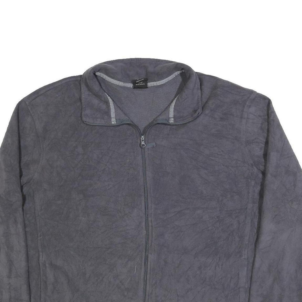 STARTER Mens Grey 2XL Polyester Zip Jacket Plain Casual Outerwear